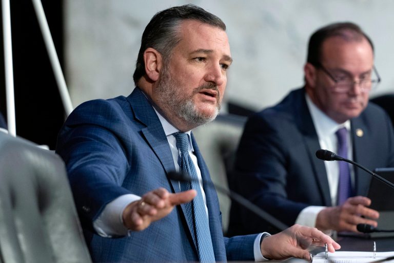 Sen. Ted Cruz, R-Texas, speaks during a Senate Judiciary Committee hearing on 