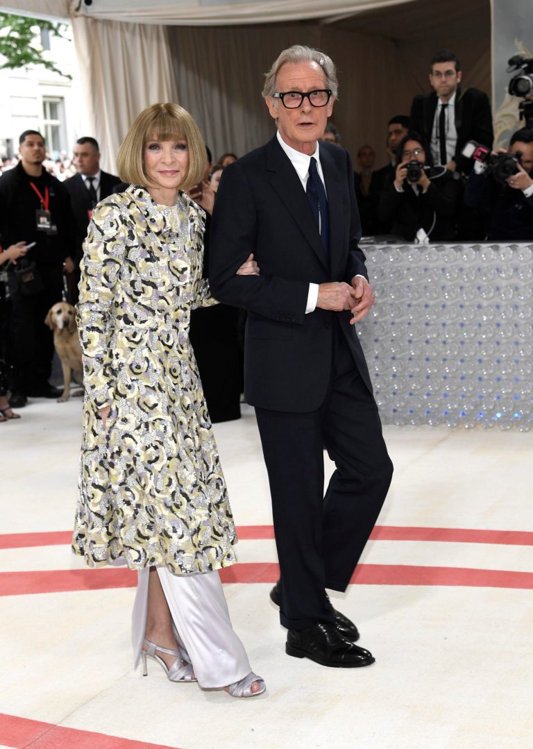 Anna Wintour, left, and Bill Nighy attend The Metropolitan Museum of Art's Costume Institute benefit gala celebrating the opening of the 