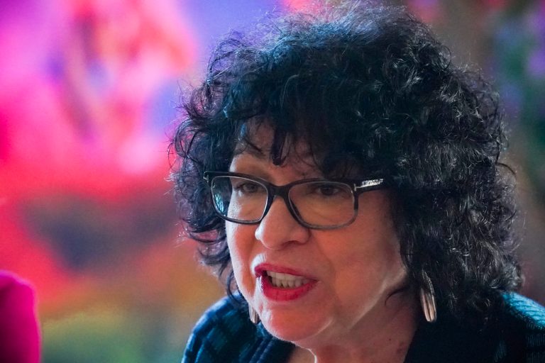 Supreme Court Justice Sonia Sotomayor.