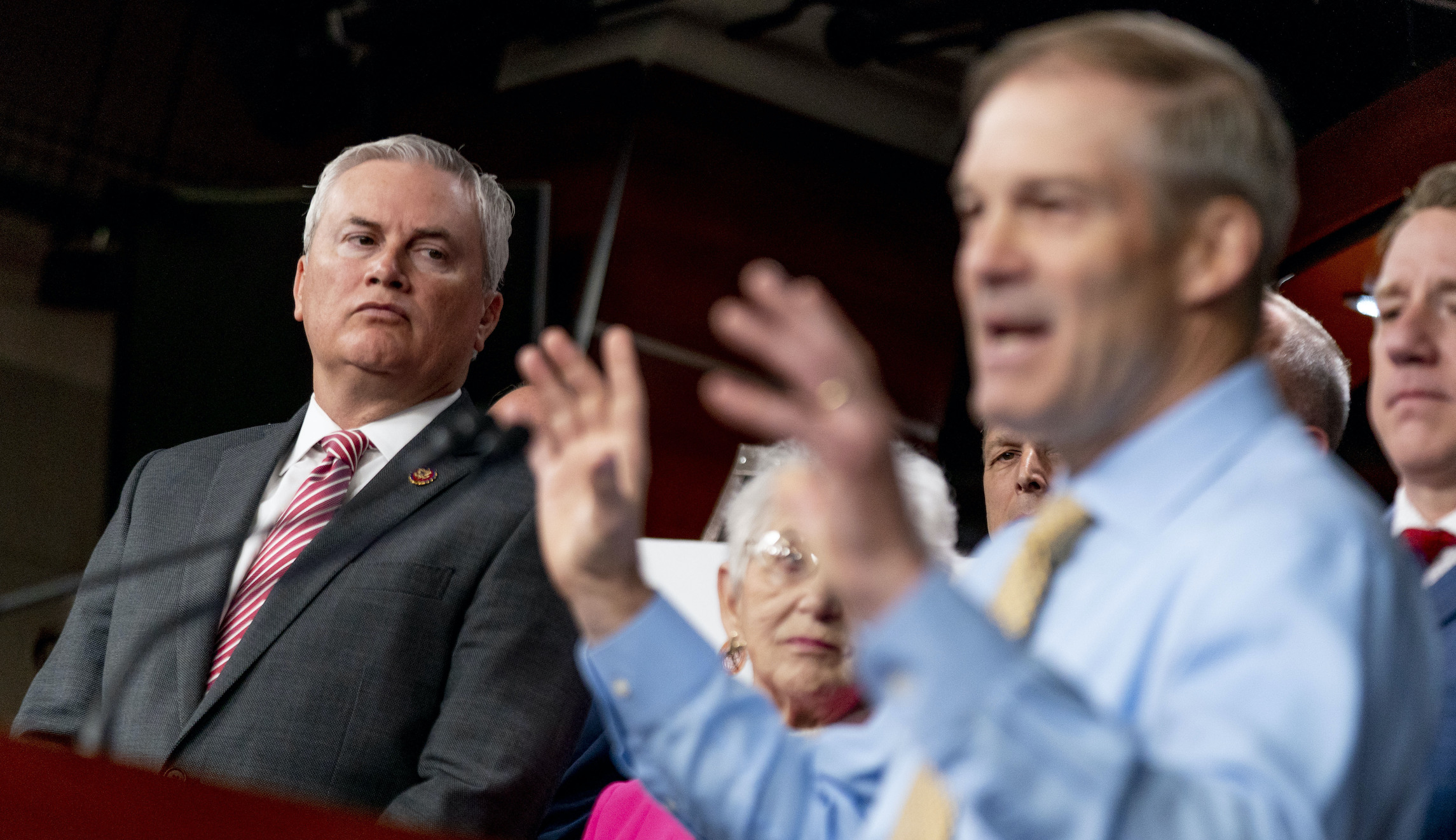 Senate Republicans fret over impeachment inquiry vote at House-led briefing