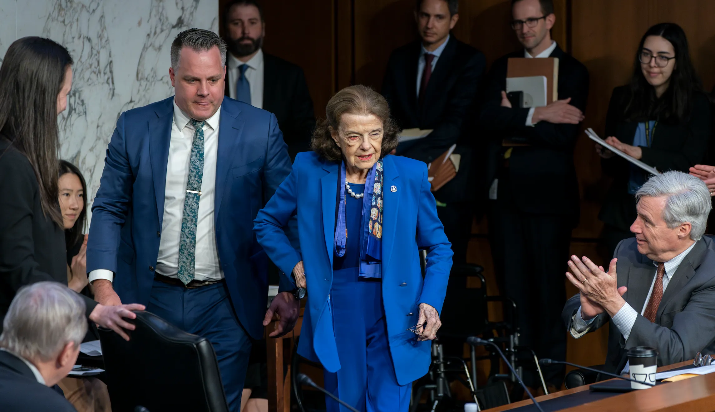 Democrats advance controversial judges with Feinstein back in Washington