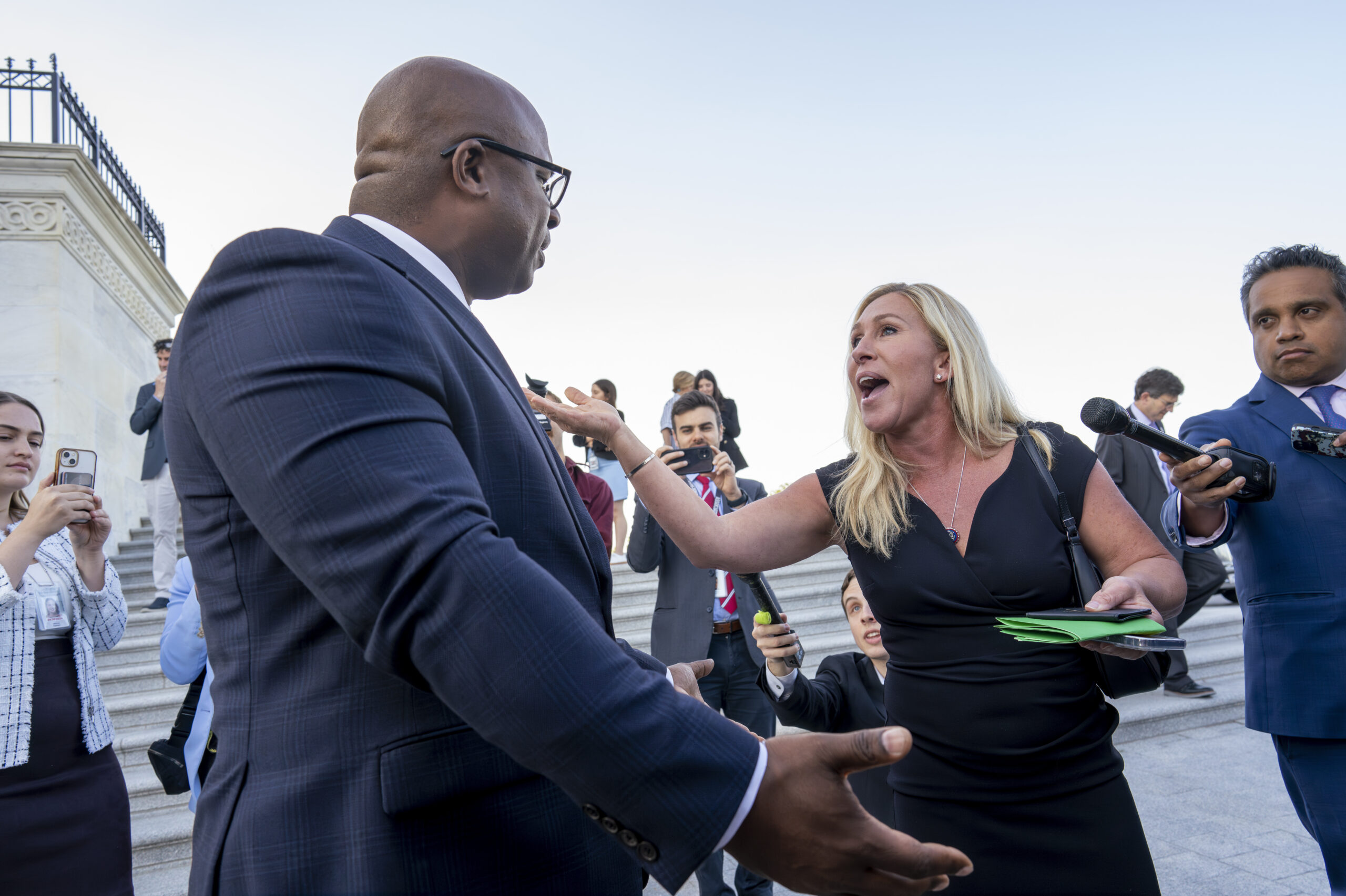 MTG says she felt ‘threatened’ by ‘Squad’ member Bowman during Capitol exchange