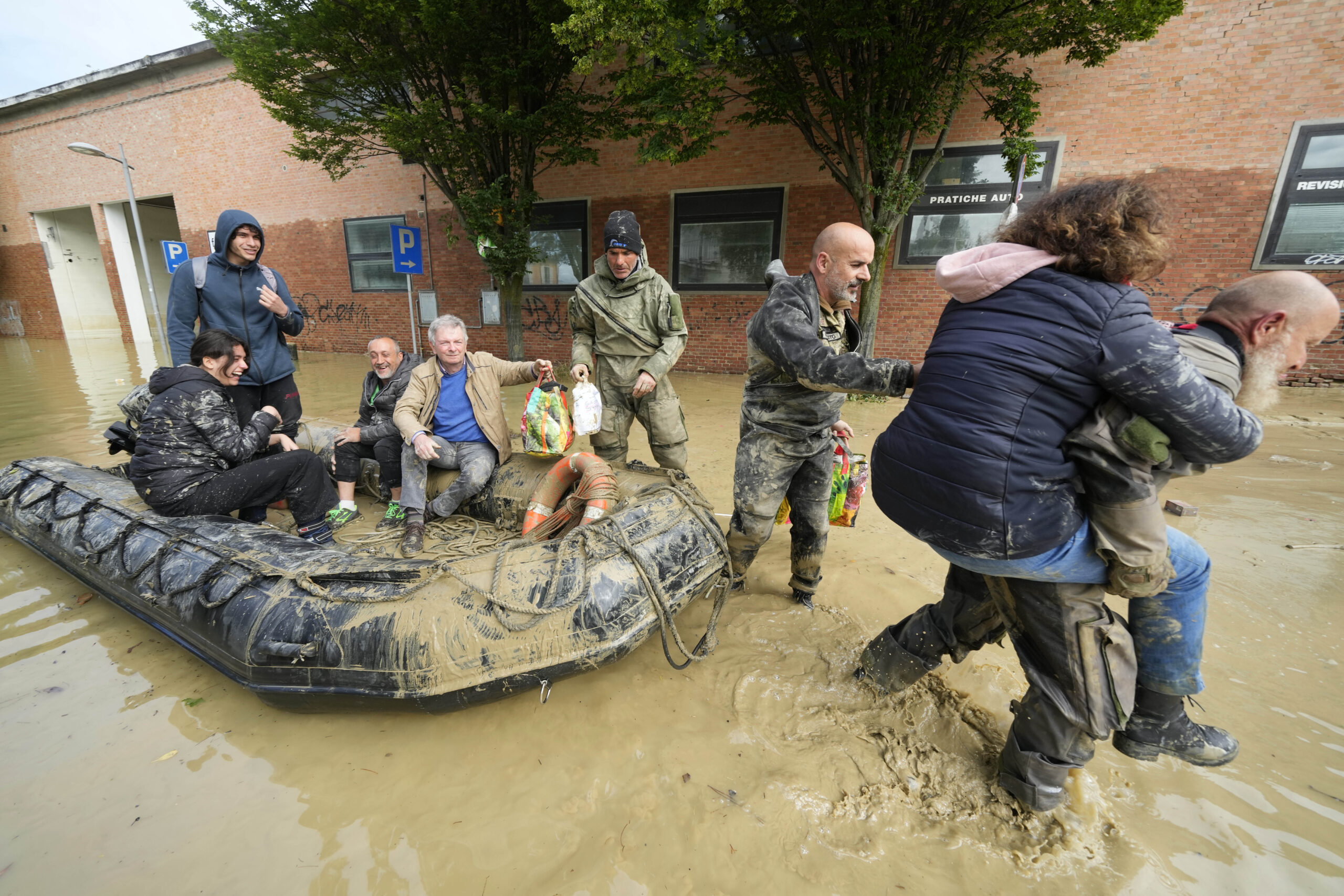 APTOPIX Italy Floods