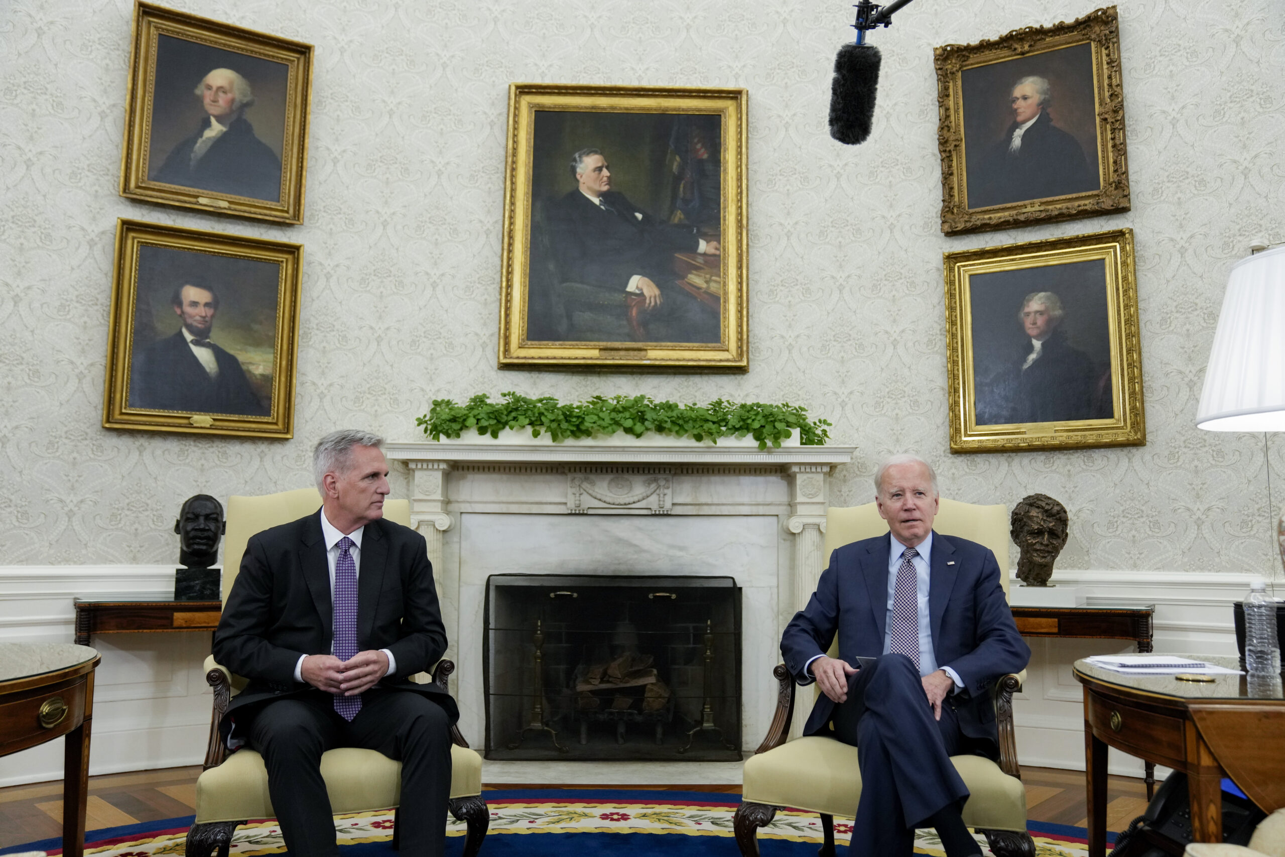 Biden takes controversial debt crisis solution backed by Democrats off the table