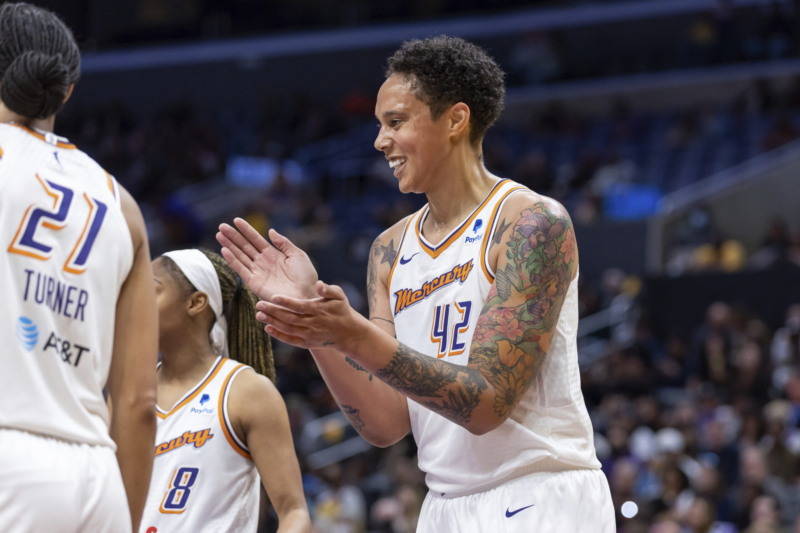 Brittney Griner trying out for Team USA ahead of Paris Olympics
