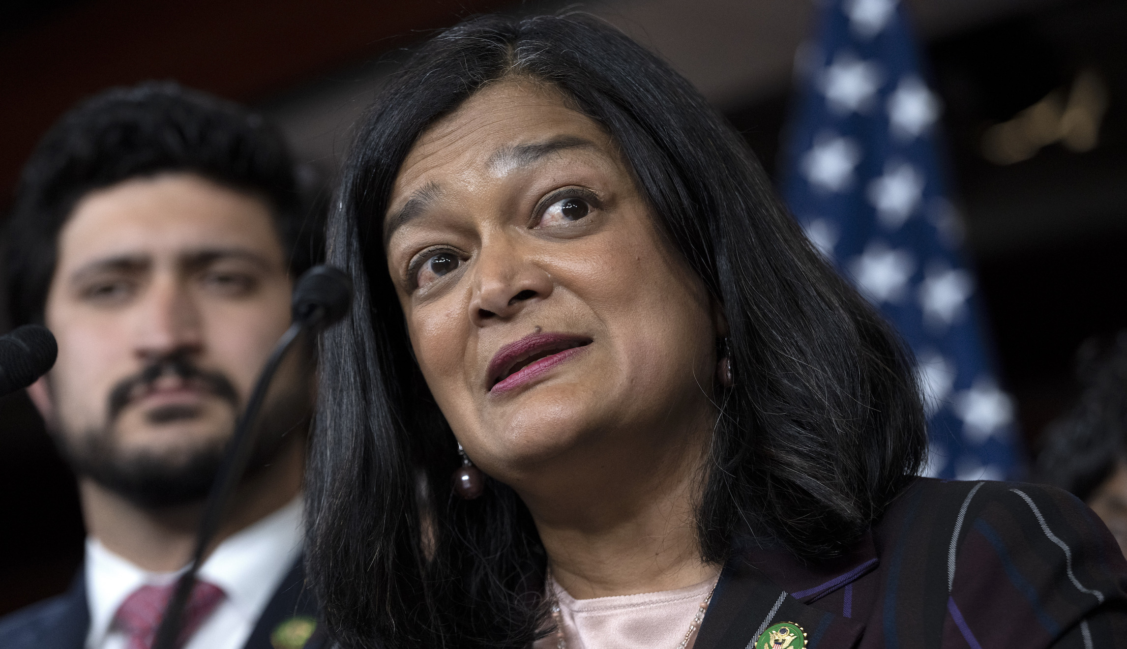 Pramila Jayapal breaks with Democratic colleagues to support rebuke GOP leveled at her