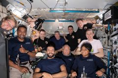 New record set with 17 people in orbit at same time