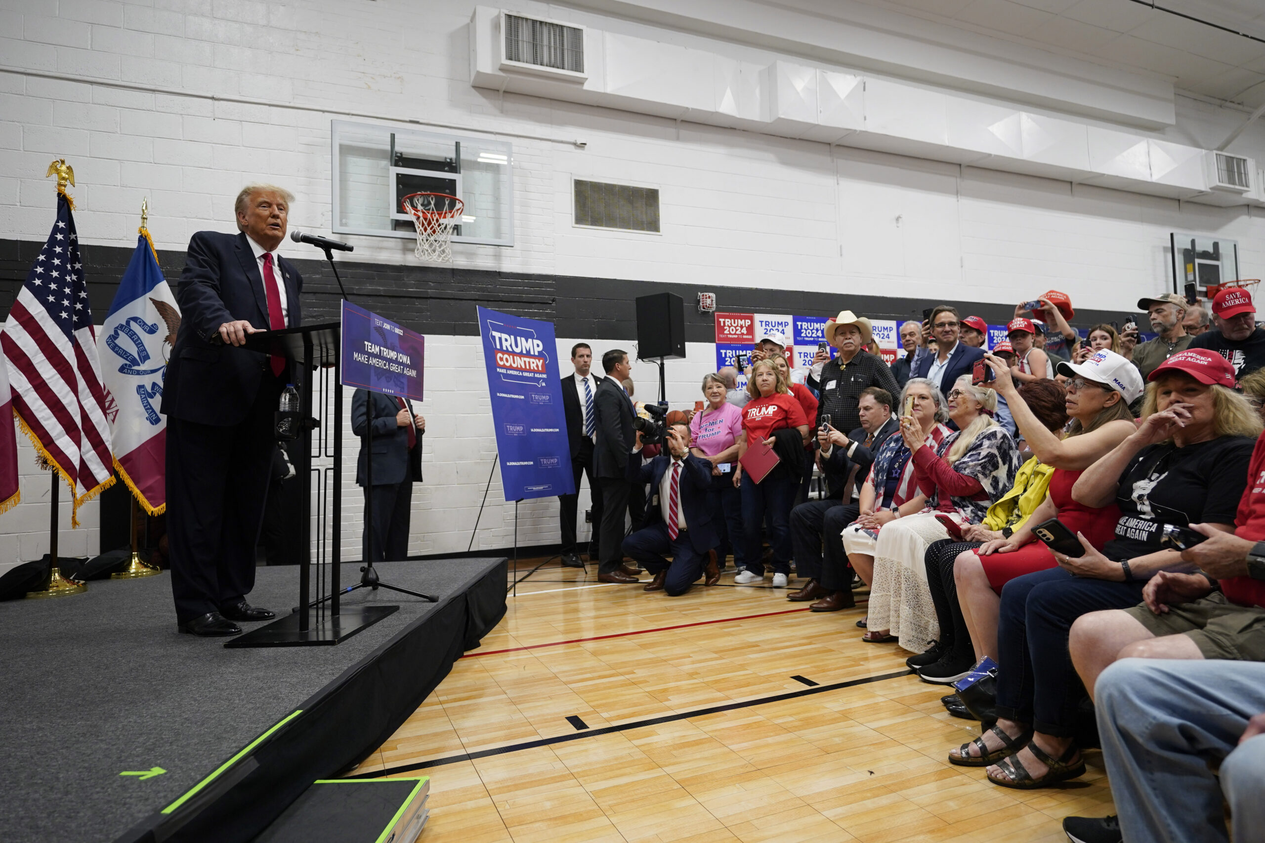 Trump picks his spots rather than jumping from one GOP campaign event to another