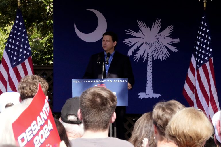 DeSantis seeks to overtake Trump with key bloc but struggles to find footing on abortion