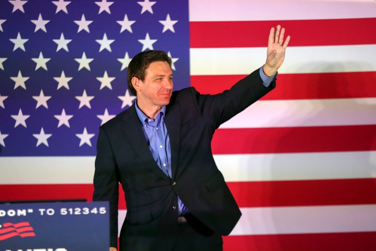 DeSantis finds his feet, and his voice, against Trump