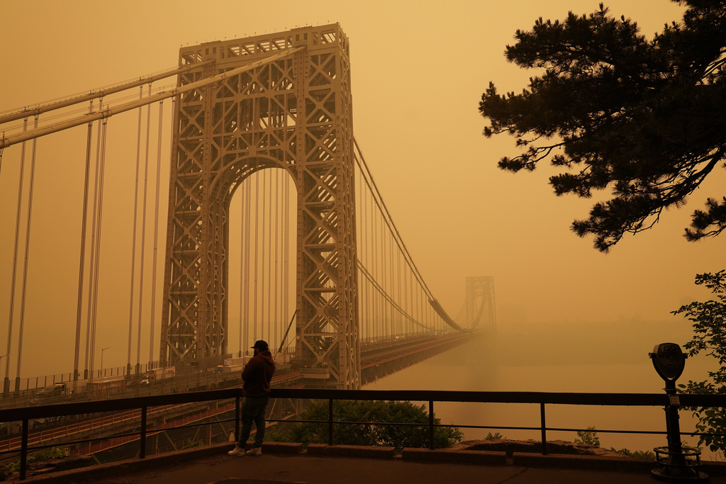 Canada Wildfires New York