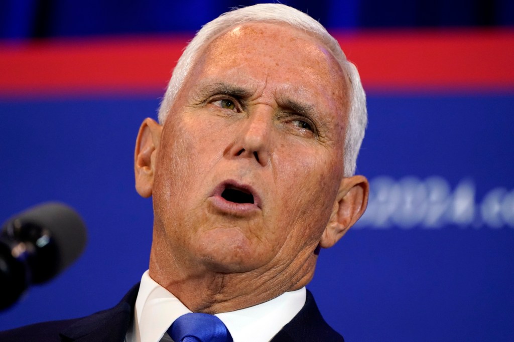 Pence signals 2024 GOP field beginning to focus on front-runner Trump