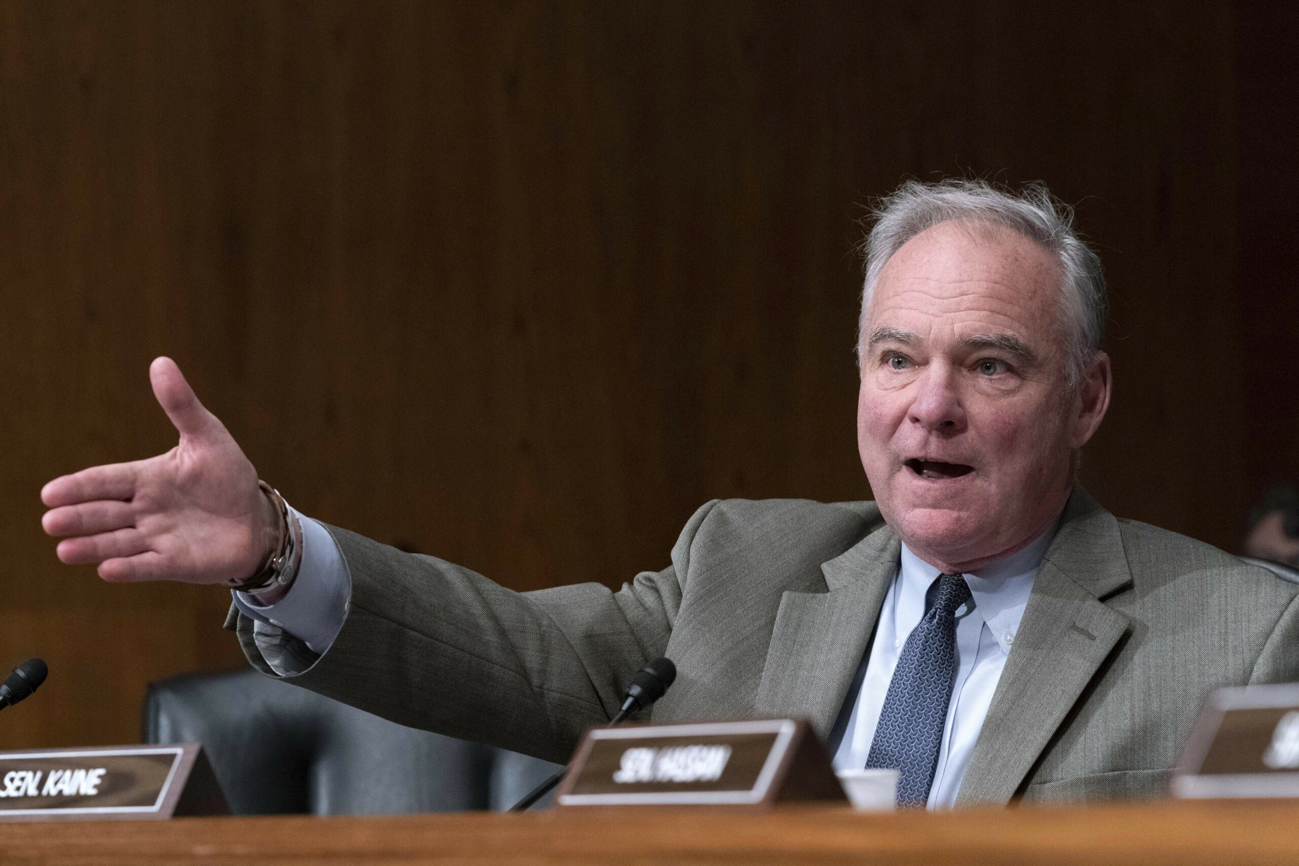 Tim Kaine refers to gun violence in America as a ‘sickness’