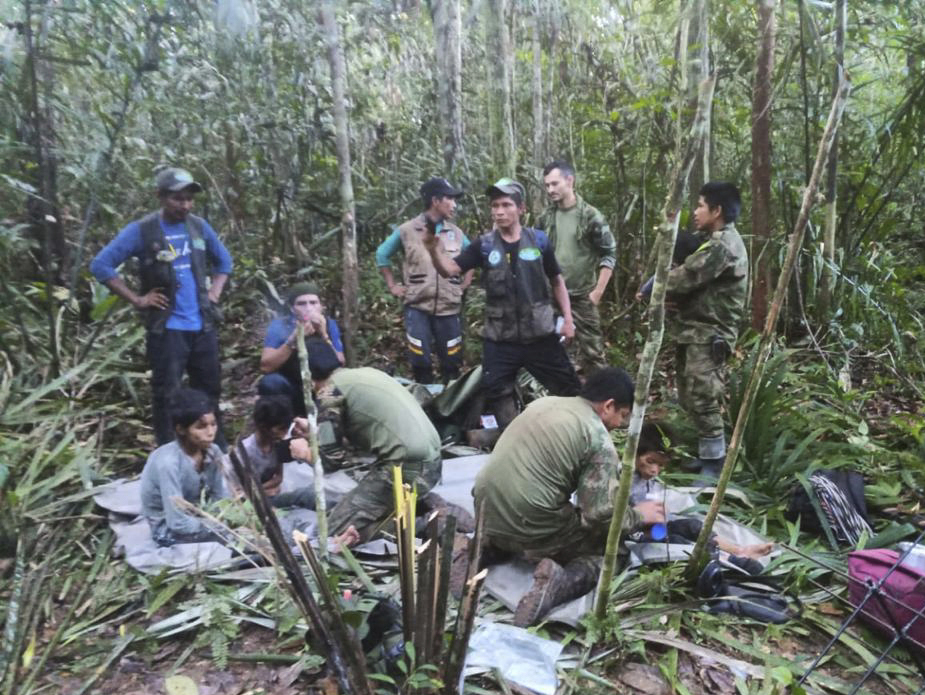 Colombia Plane Crash Children