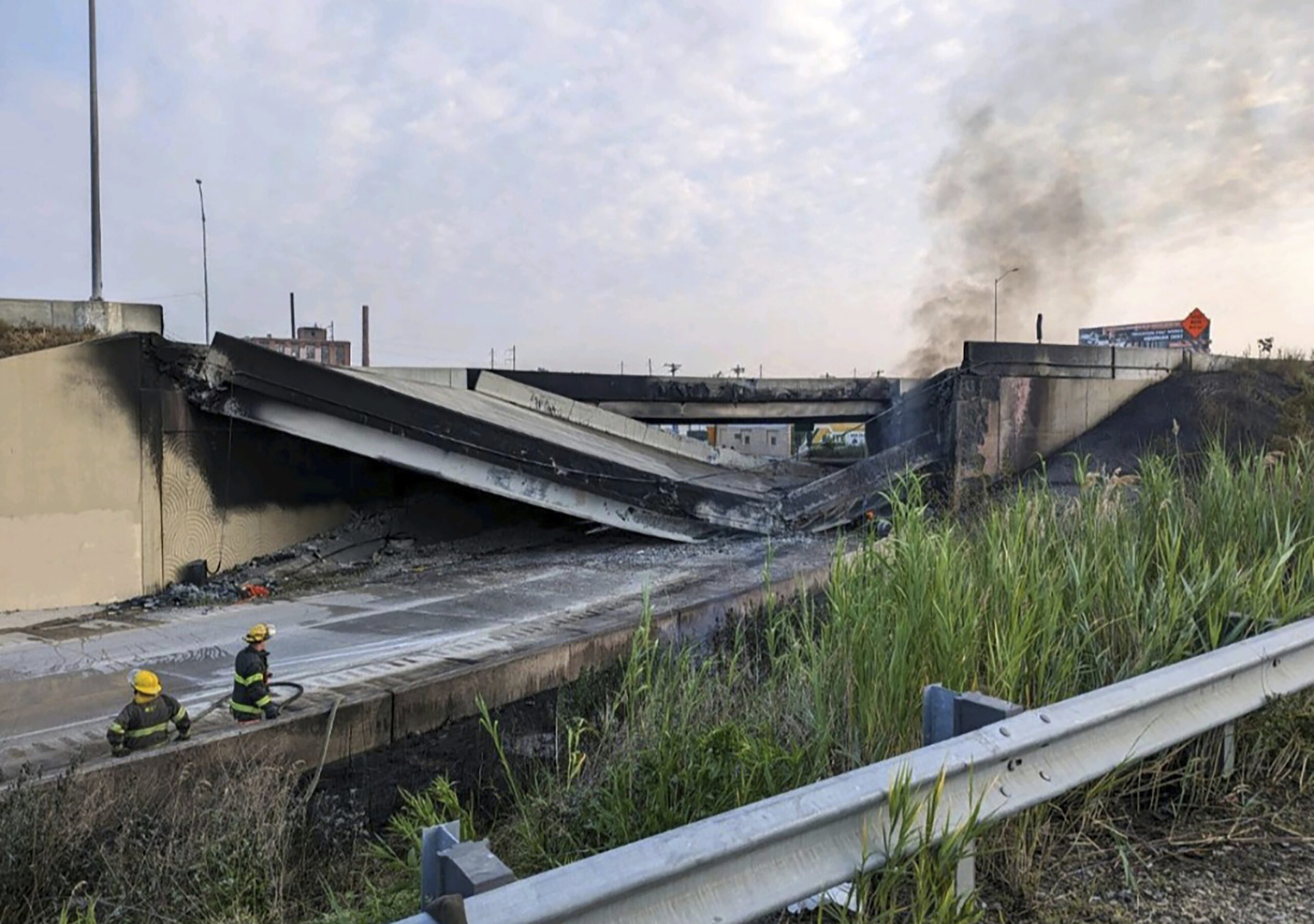 I-95 collapse: Highway near Philadelphia caves in after fuel tanker explosion