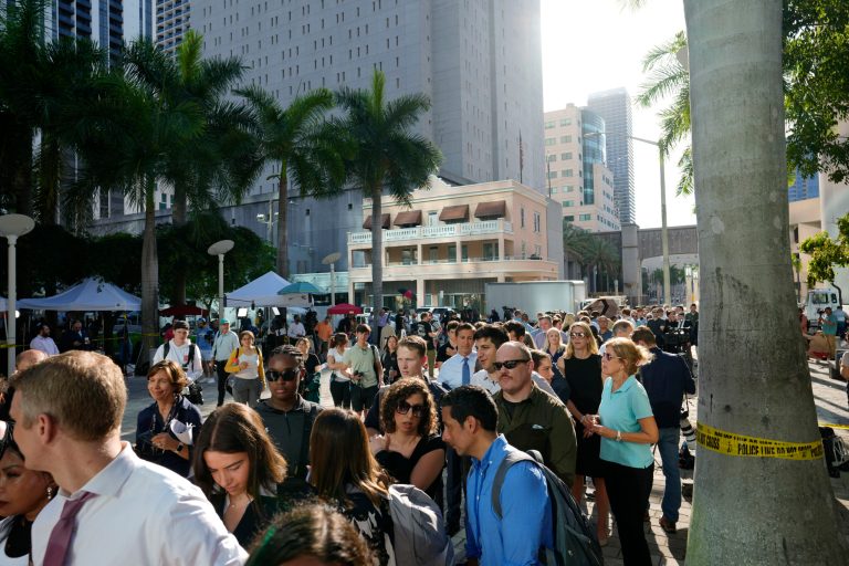 Donald Trump indicted: Crowd swells outside Miami courthouse before former president’s arrest