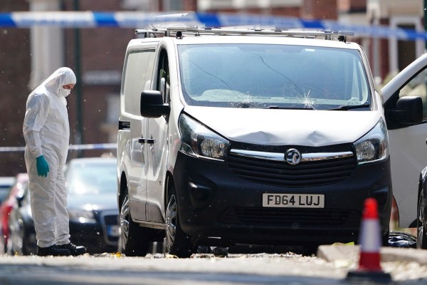 Nottingham stabbing: Van used to hit pedestrians belonged to a victim, police say