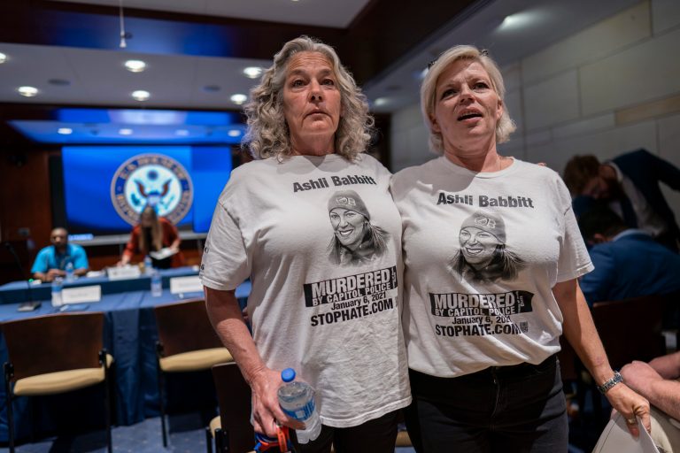 Ashli Babbitt’s mother attends FBI Director Wray’s testimony at oversight hearing