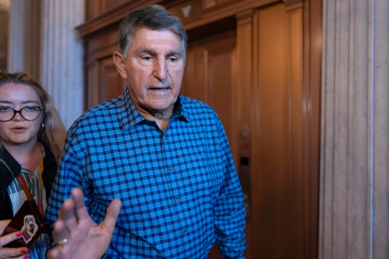 Manchin late with recent tax payments, according to records