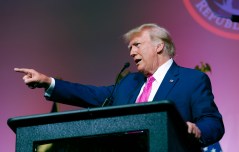 Trump bashes his enemies in first stop in Michigan since 2024 announcement