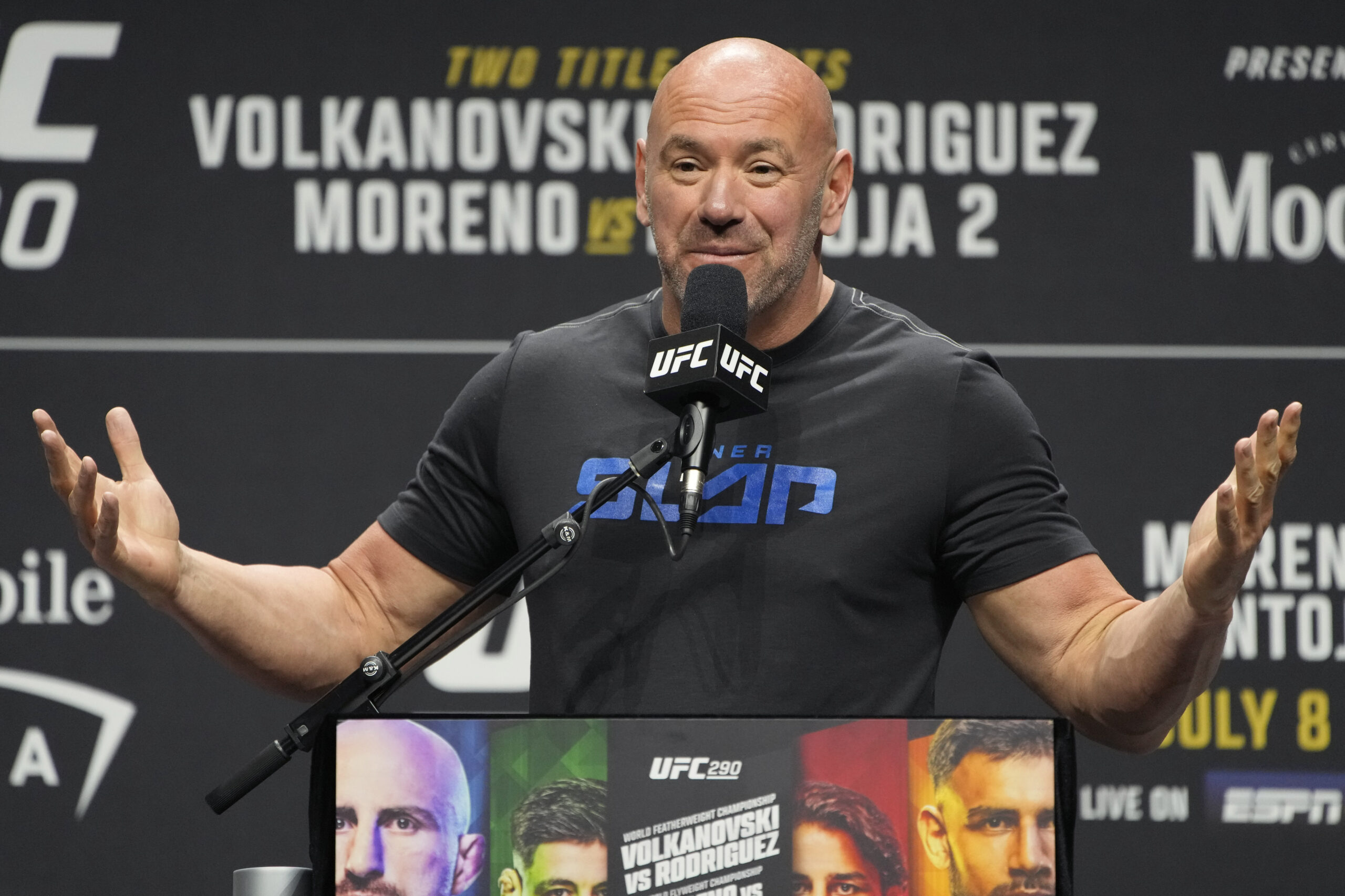 Dana White shuts down reporter accusations of ‘racial undertones’ between fighters