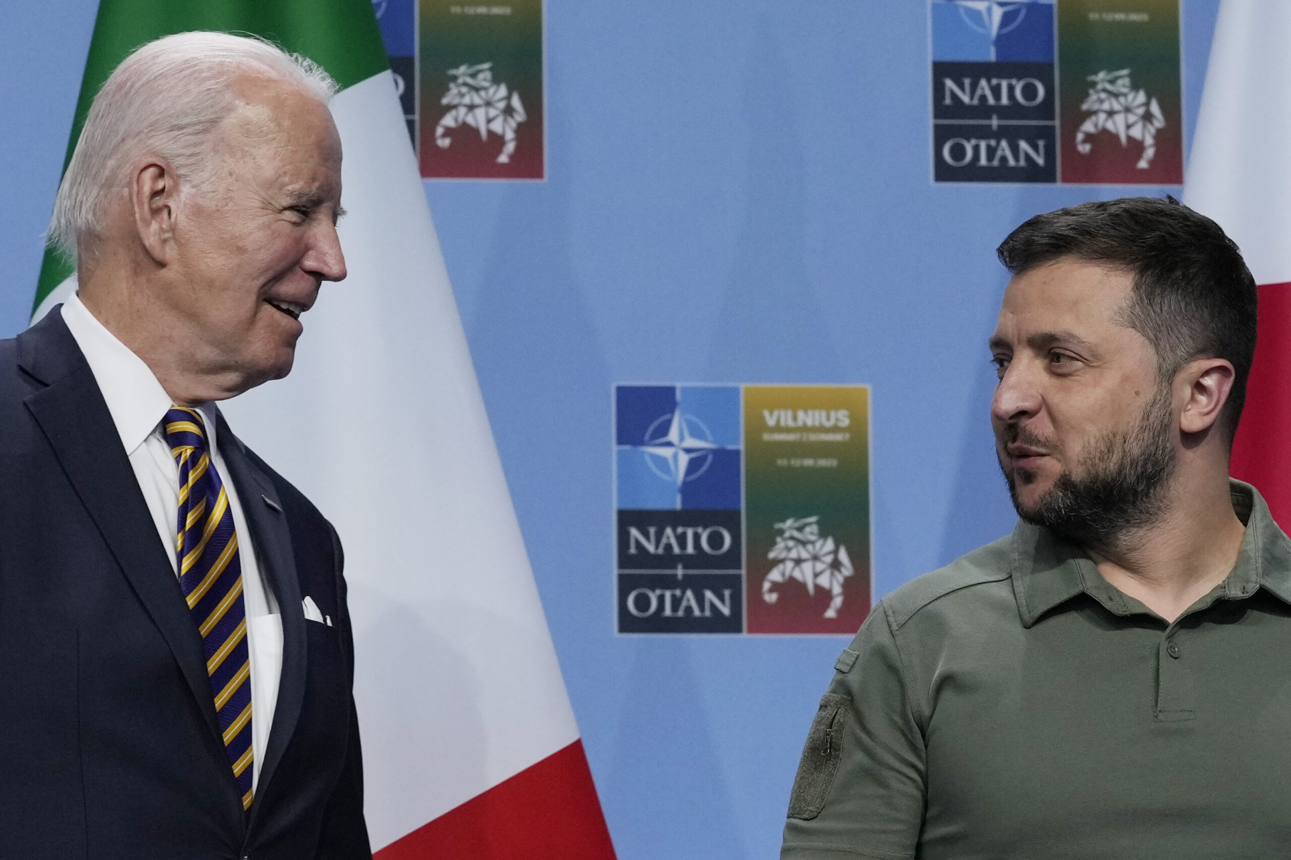 Senators back Biden opposition to Ukraine joining NATO while still at war