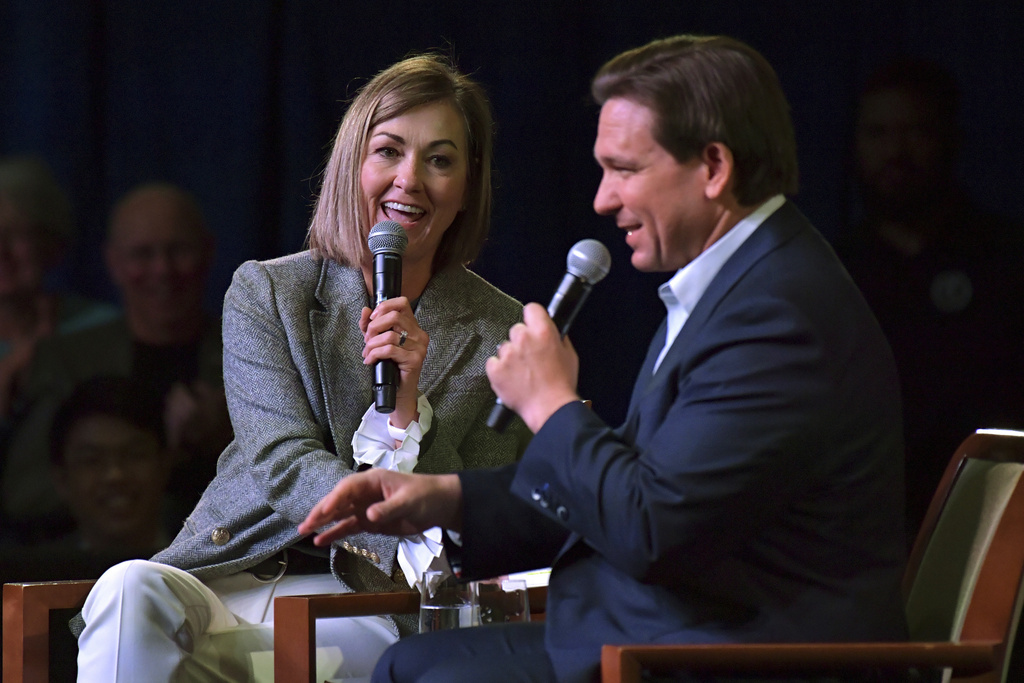 Iowa Gov. Kim Reynolds to interview several 2024 Republican presidential hopefuls