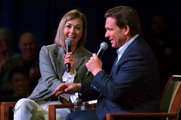 Iowa Gov. Kim Reynolds to interview several 2024 Republican presidential hopefuls