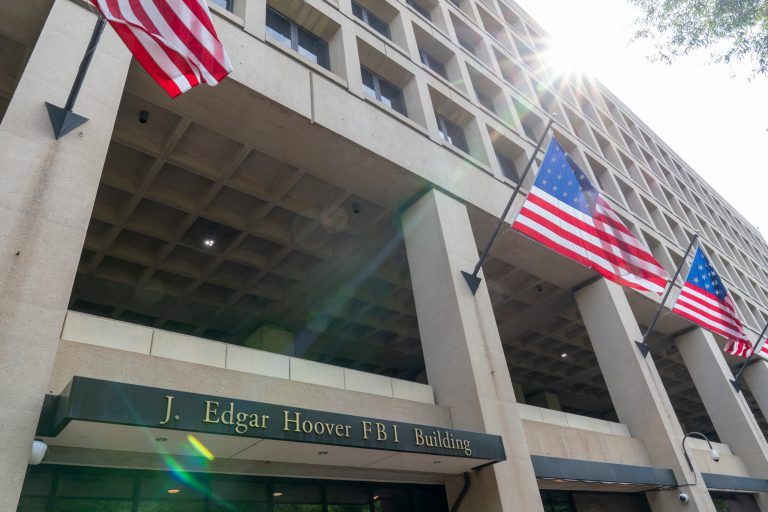 The J. Edgar Hoover FBI Building, home to the FBI headquarters, is seen Friday, June 9, 2023, in Washington.