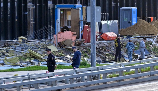 Russia largely thwarts Ukrainian drone attacks in Moscow and Crimea, Kremlin says