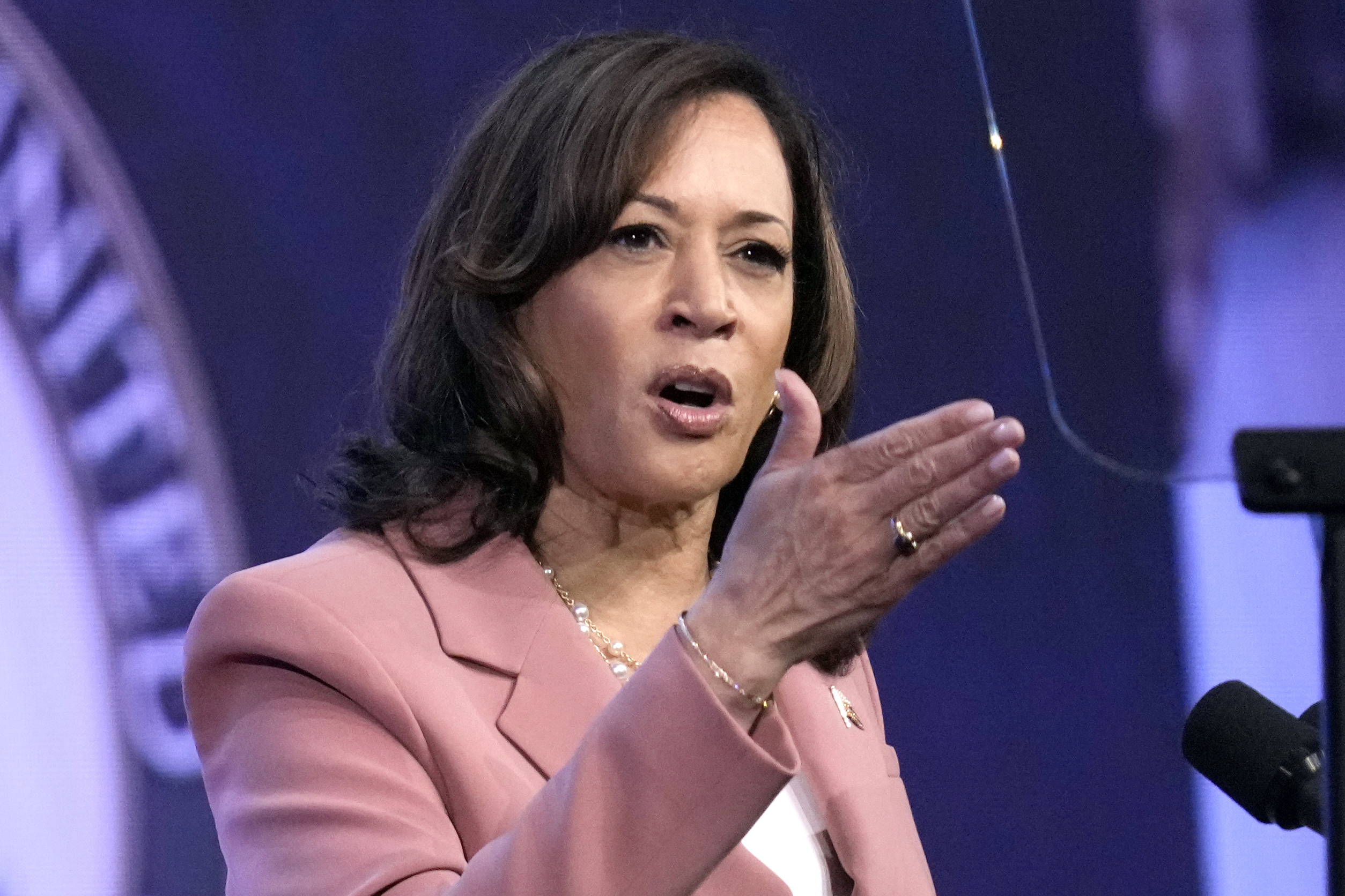 When challenged on her lies, Kamala Harris slinks away