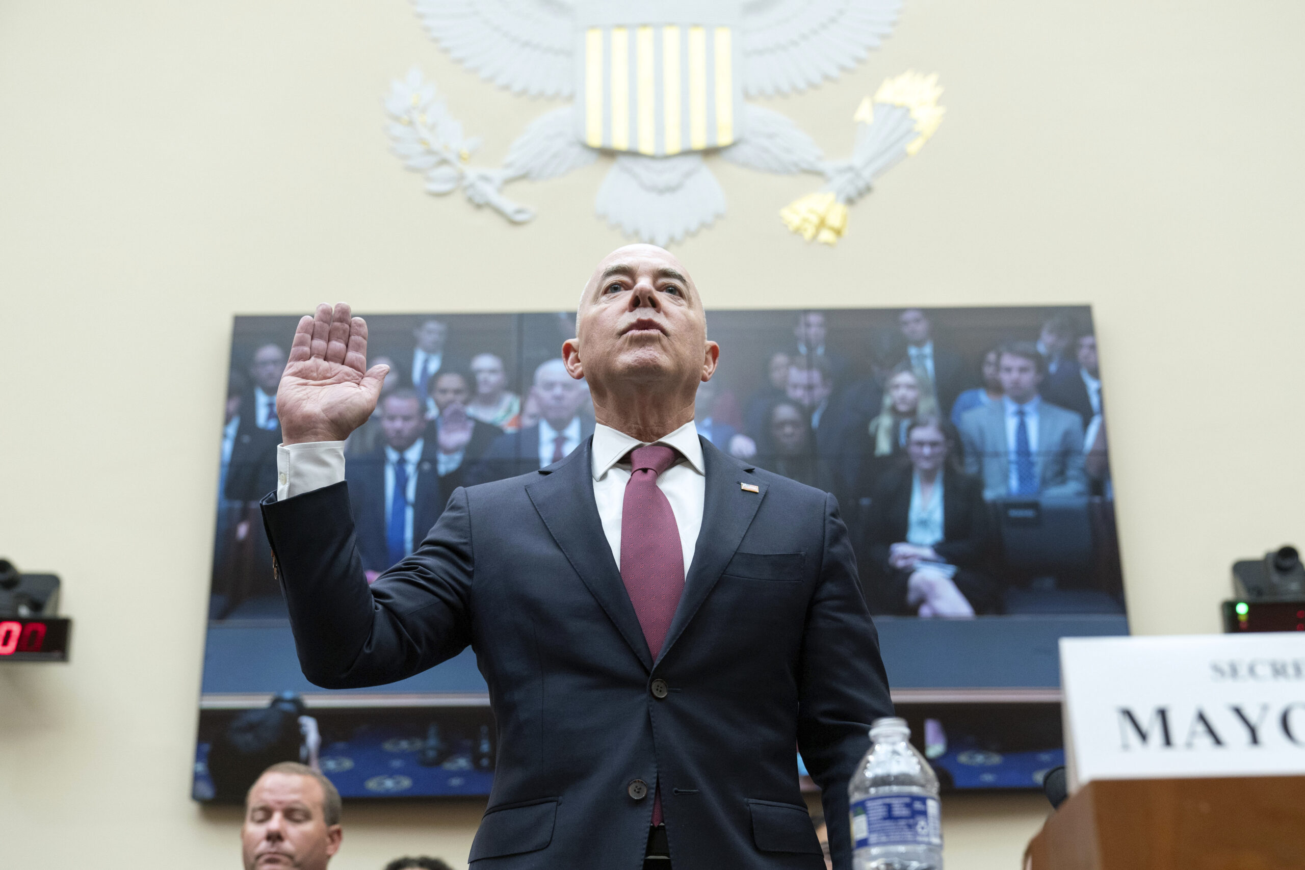 Republican lawmakers push to use Holman rule to reduce Mayorkas salary to $1 over border crisis