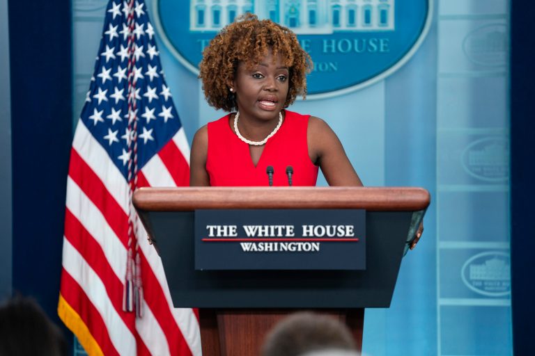 Karine Jean-Pierre says she ran for president in deleted X post