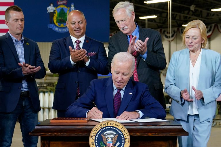 NRCC takes shot at vulnerable Democrat after Biden visit: ‘Coming to an ad near you’