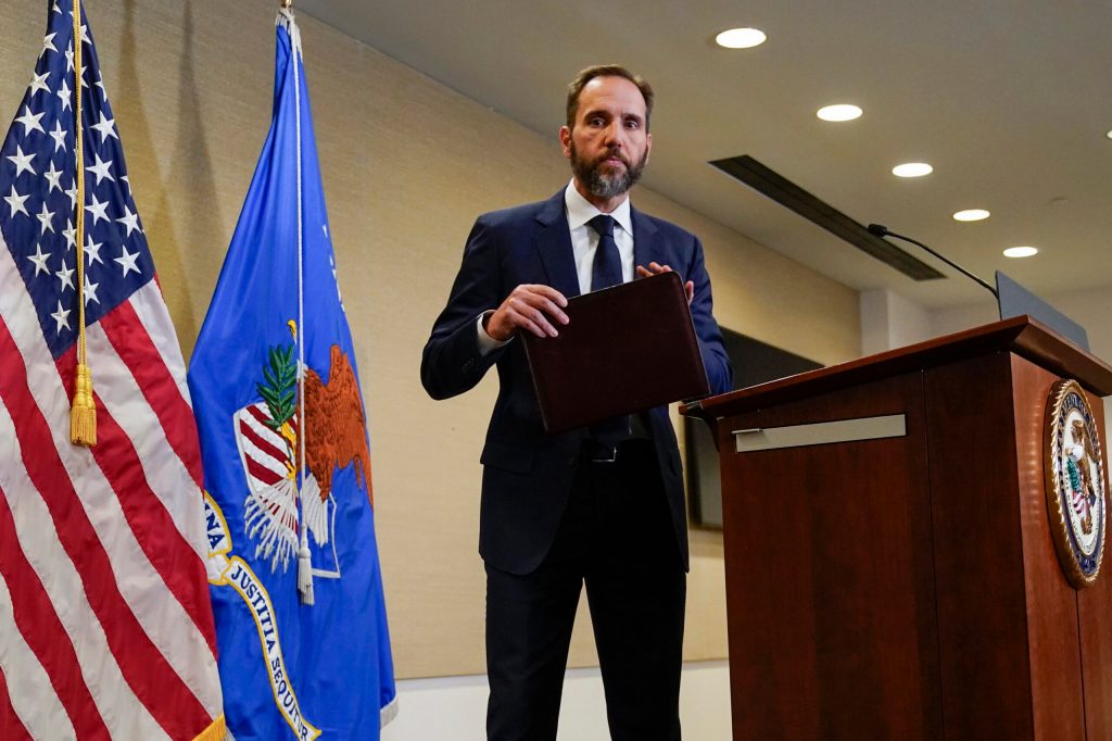 GOP lawmaker files bill to defund special counsel Jack Smith’s salary