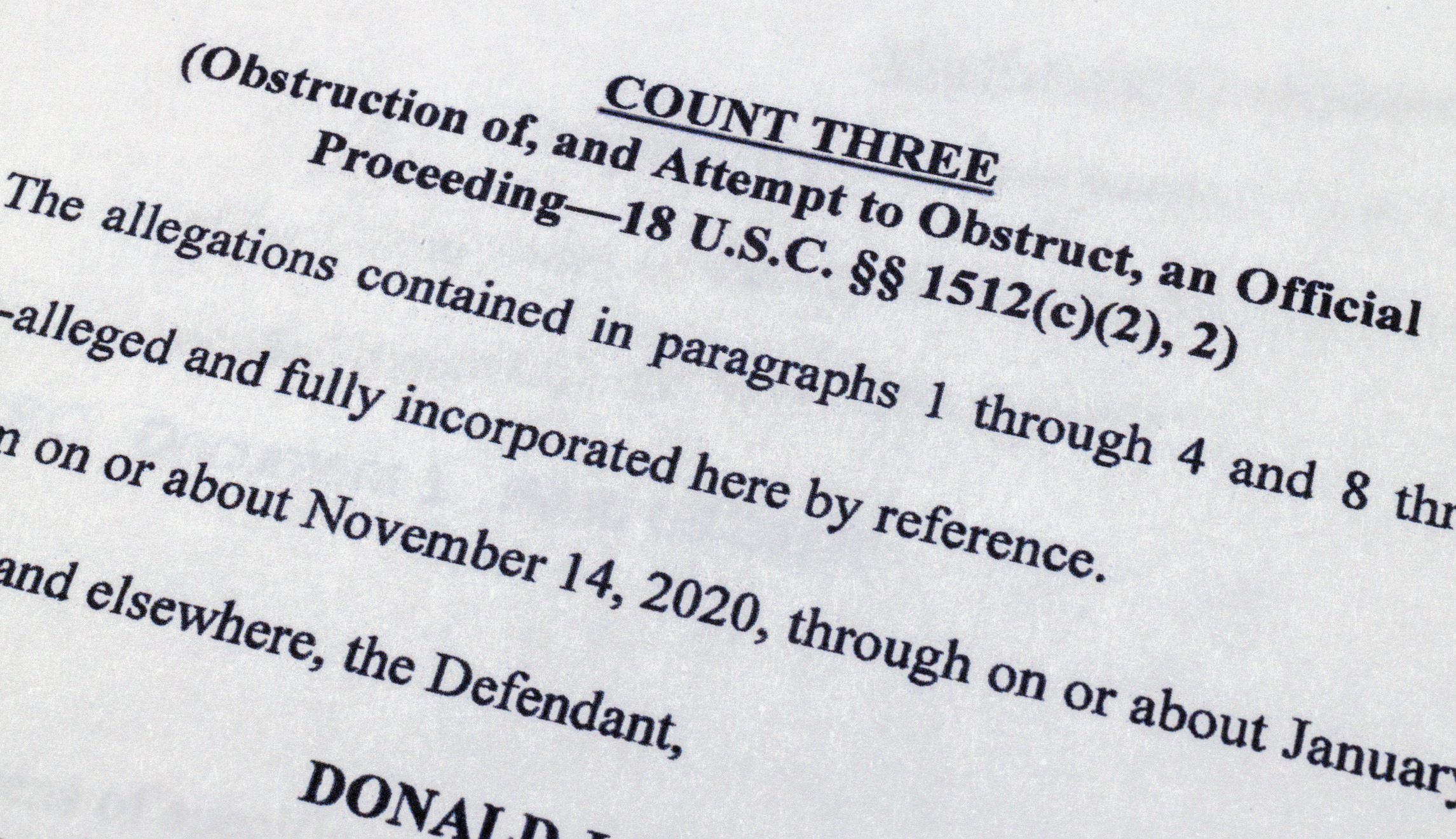 The most political indictment