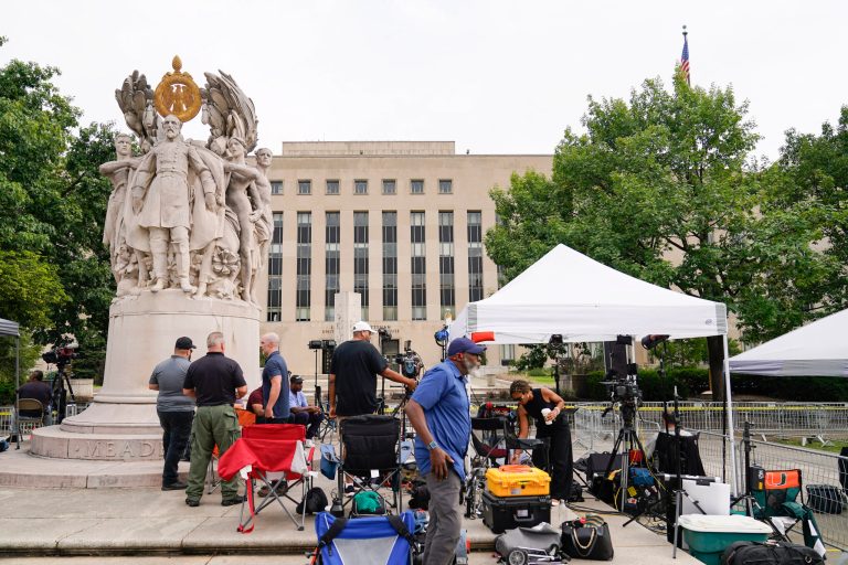 Donald Trump indicted: Third court date attracts massive media presence but only handful of supporters