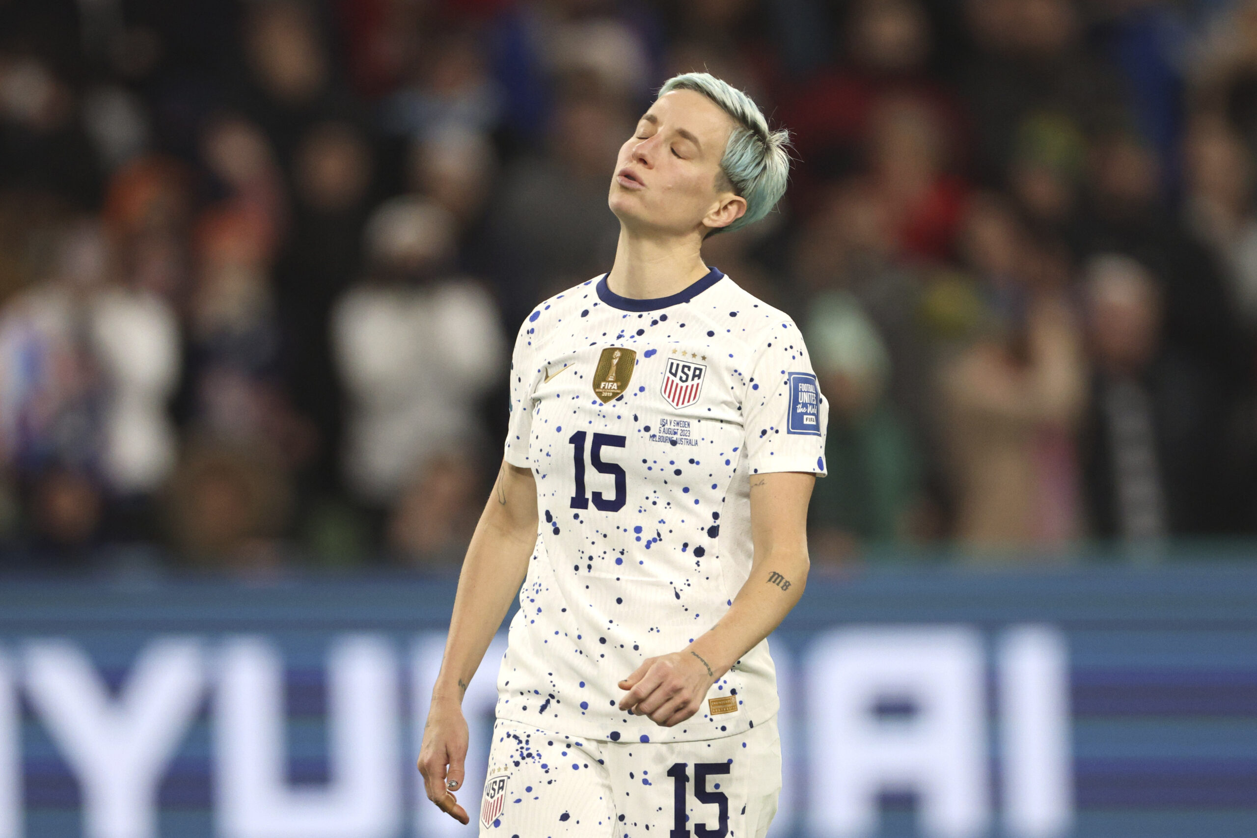 Megan Rapinoe claims there is ‘huge backlash against women’ in the US