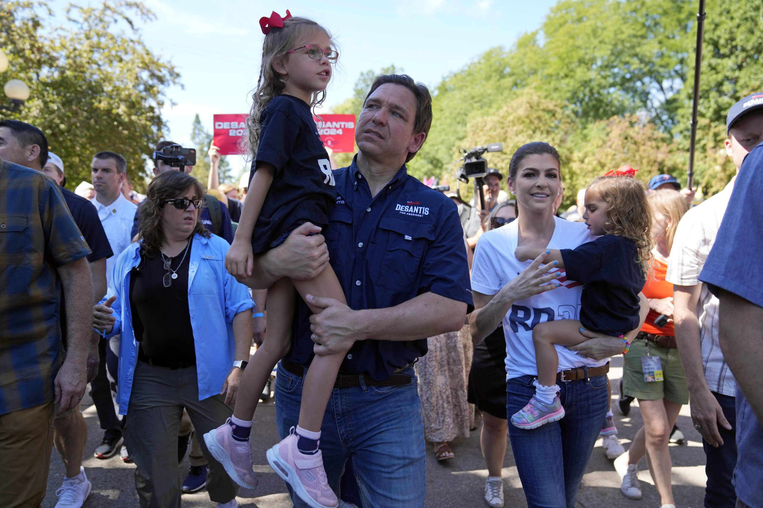 Super PAC ads highlight Ron DeSantis’s support for wife Casey during cancer battle