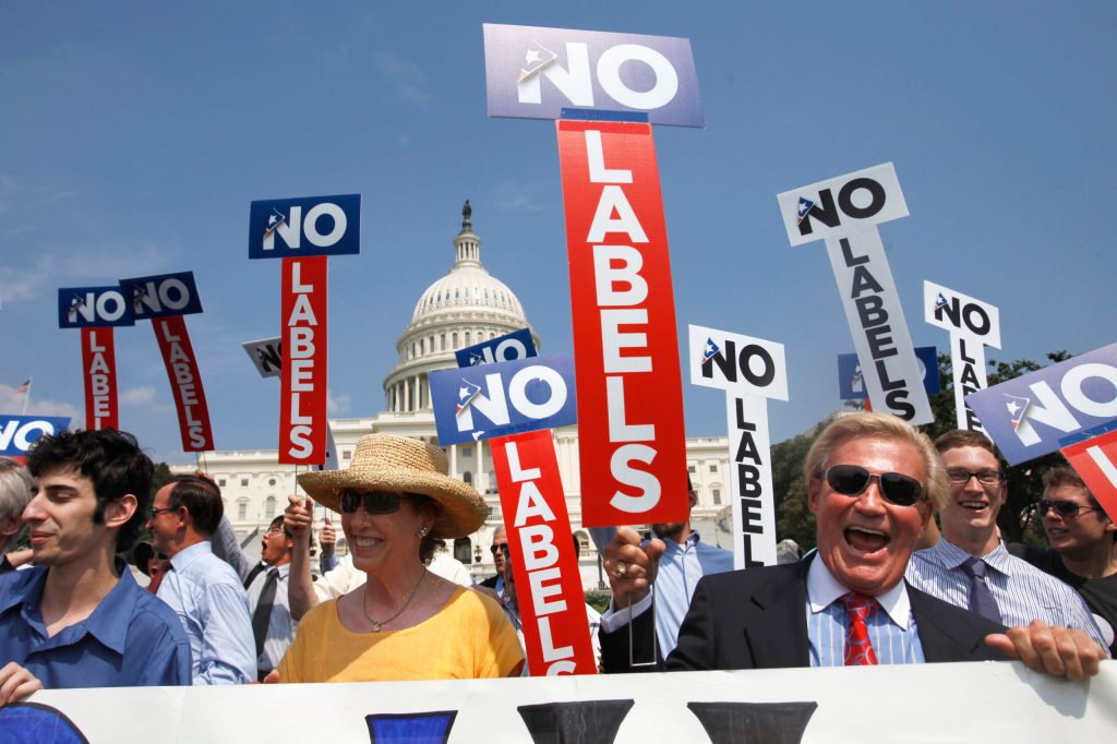 Third-party No Labels planning 2024 nominating convention in April