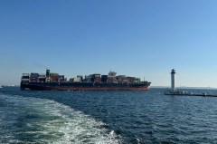 Cargo ship runs Russia’s blockade of Ukraine’s ports