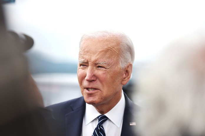 President Joe Biden traveled to Scranton, Pennsylvania Thursday to pay respects to and visit with the family of former Pennsylvania First Lady Ellen Casey.