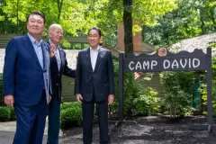 Biden welcomes foreign leaders and press to Camp David for first time in nearly a decade