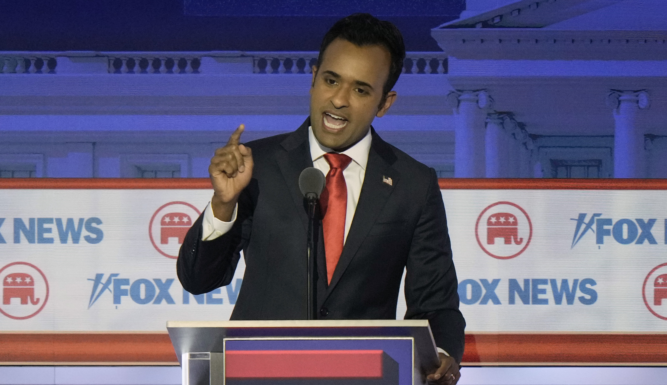 Vivek Ramaswamy stands by calling Ayanna Pressley a modern KKK grand wizard