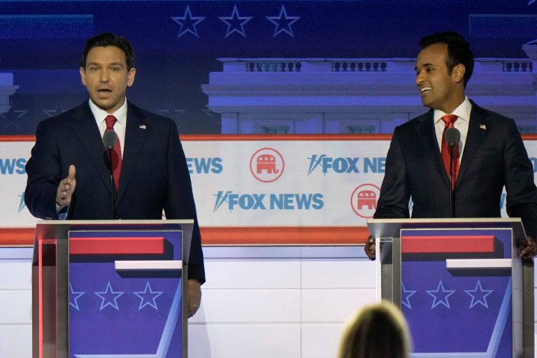 DeSantis edges Ramaswamy in first Republican debate, poll says