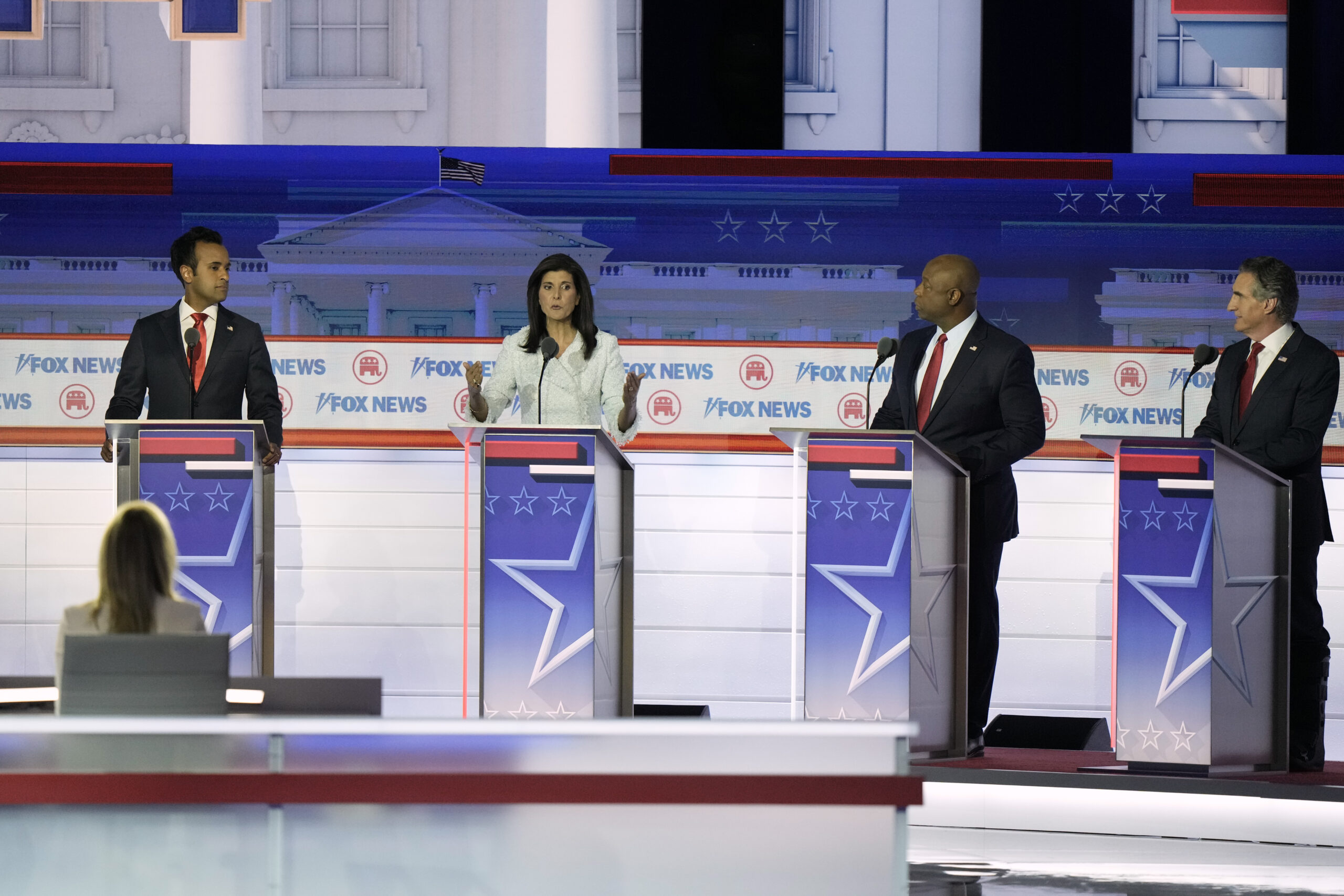 Republican debate: Nikki Haley claimed the spotlight among crowd of ‘screaming men’