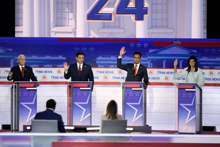 Republican debate: Anti-Abortion group bashes Burgum but praises Pence, Scott, and Hutchinson