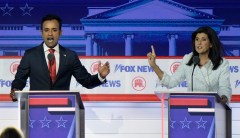 Republican debate: Nikki Haley blasts Ramaswamy for ‘choosing a murderer’ in Putin