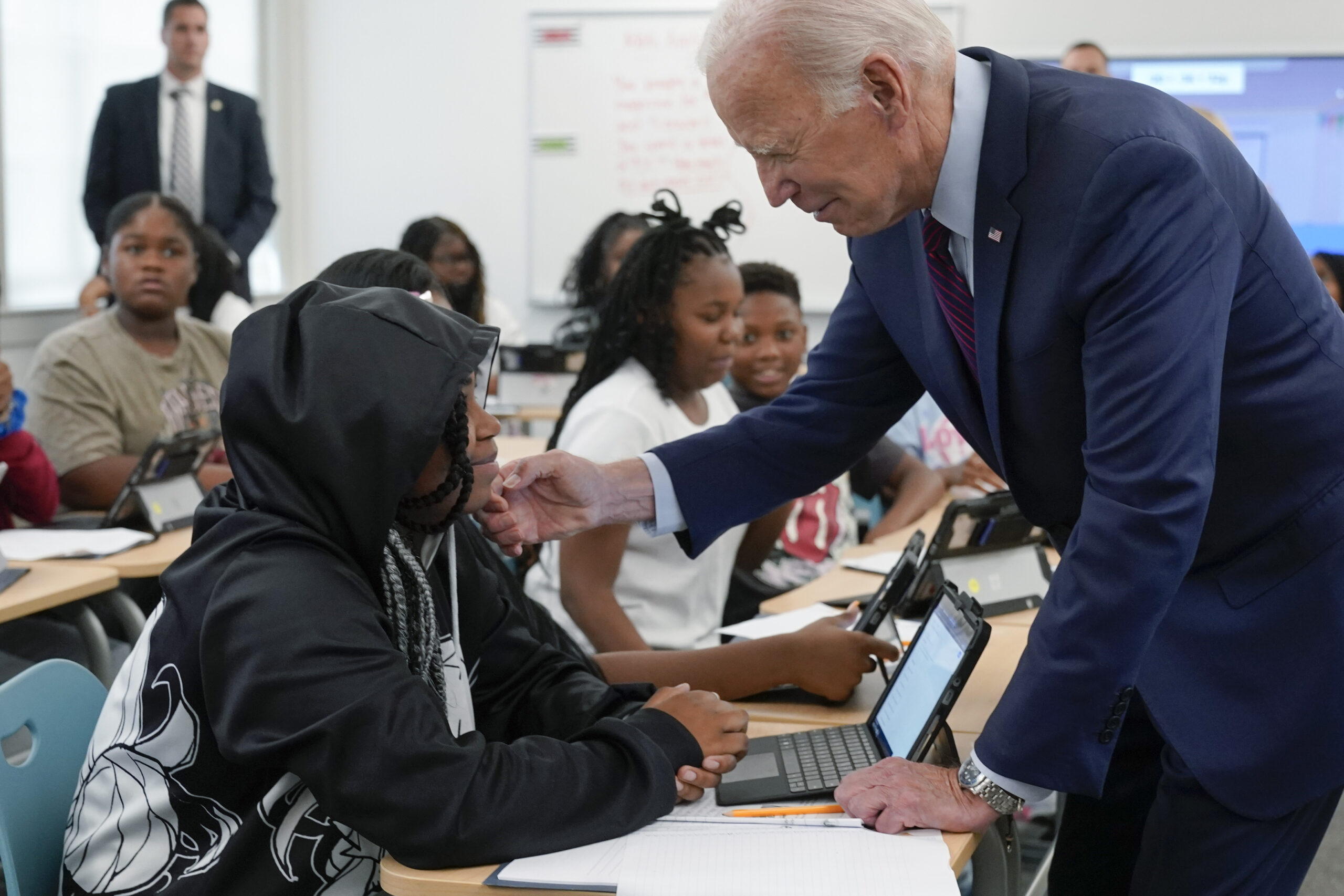 Biden School Visit
