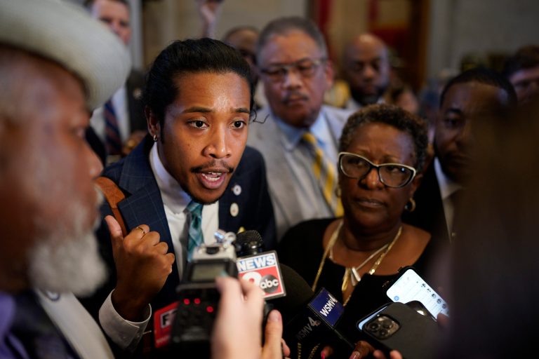 Tennessee Three: GOP lawmakers vote to silence Justin Jones, prompting walkout